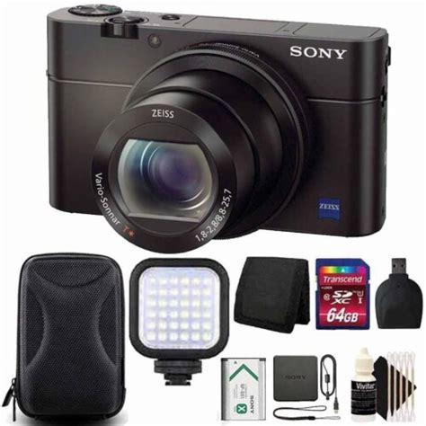 Sony Cyber Shot Dsc Rx100 Iii Built In Wi Fi Digital Camera With 64gb