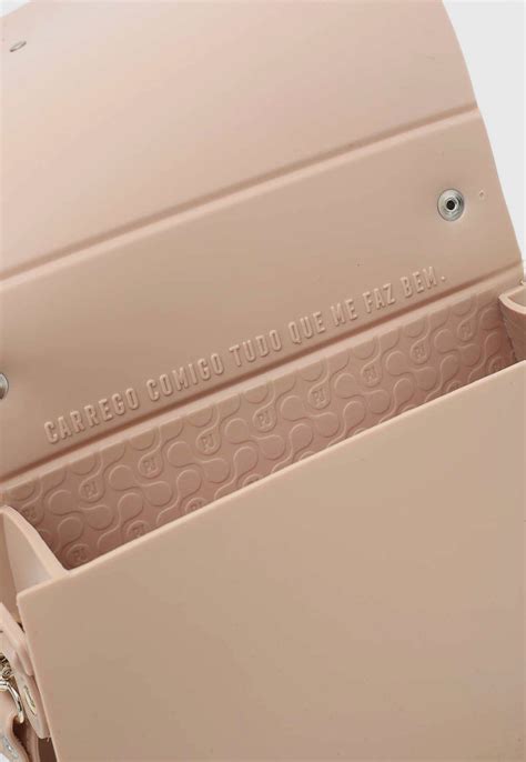 Bolsa Petite Jolie Saddle Nude Compre Agora Dafiti Brasil