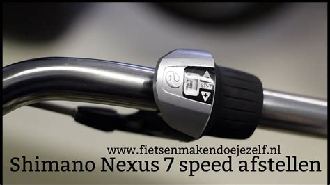 Afstellen Shimano Nexus 7 Versnellingen SIMPELE UITLEG YouTube