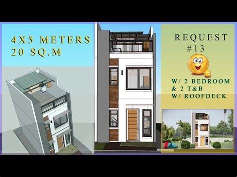 denah rumah  meter desain rumah modern