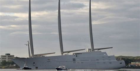 The World S Largest Sailing Yacht Has 300 Foot High Masts Sailing