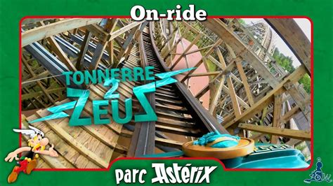 Parc Astérix On ride Tonnerre 2 Zeus 4K YouTube