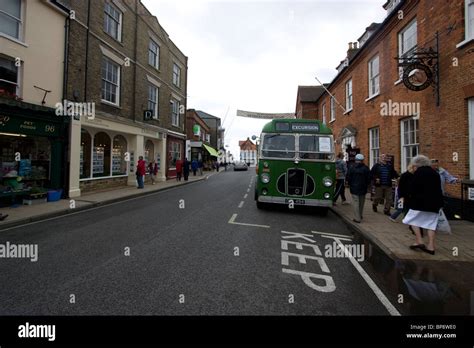 southwold suffolk town centre   bristol single decker