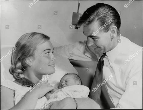 shirley eaton actress husband colin rowe editorial stock photo stock