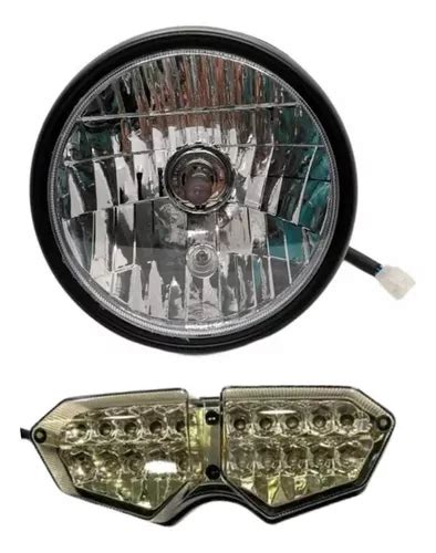 Farola Moto Akt Nkd Luz Delantera Stop Led Trasero Cuotas Sin