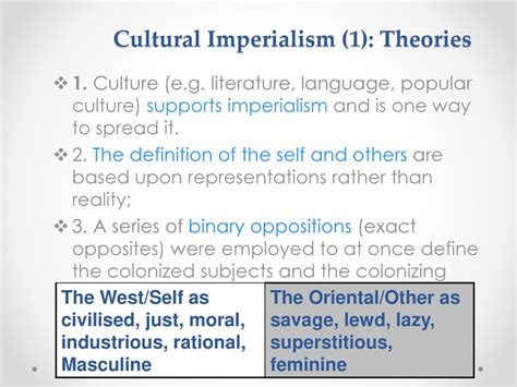 What Is Cultural Imperialism Slideshare