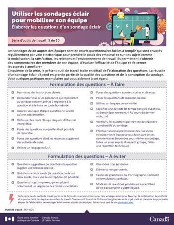 Utiliser les sondages éclair pour mobiliser son équipe Élaborer les