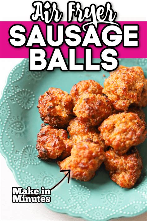 Air Fryer Sausage Balls Recipe