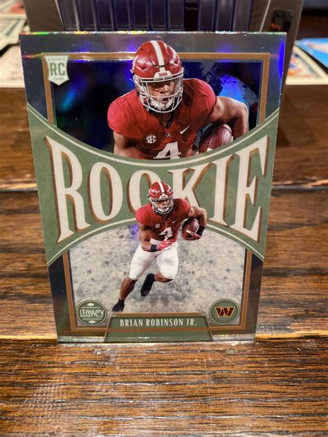 Mavin Panini Legacy Brian Robinson Jr Chrome Rc Commanders