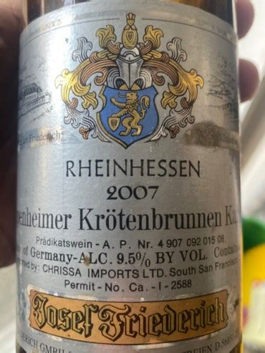 Josef Friederich Oppenheimer Krötenbrunnen Kabinett Vivino US