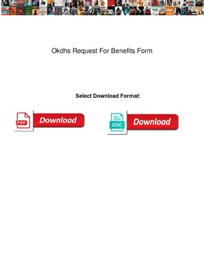 Fillable Online Okdhs Request For Benefits Form Okdhs Request For