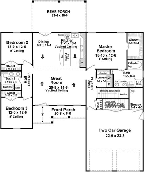 New 4 Bedroom Traditional Style Home Plan With Bonus Room Coolhouseplans Blog