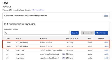 How To Set Up Spf Dkim Records In Mailchimp Wiyre