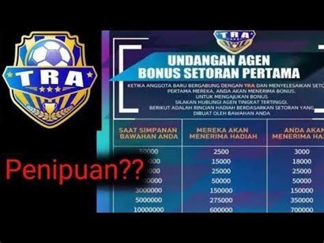 Jangan Daftar Apk TRA Football Aplikasi Penipuan Sebelum Terlanjur