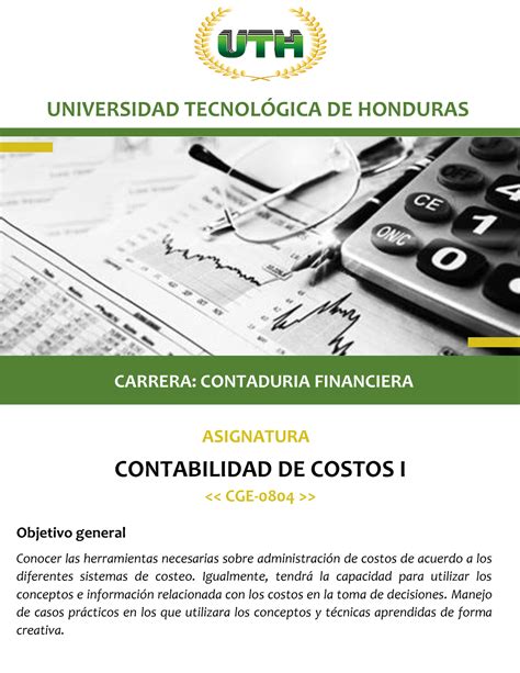 Modulo Ii Contabilidad De Costos I Contabilidad I Unah Studocu