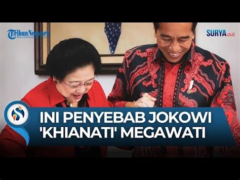 Penyebab Jokowi Khianati Megawati Dibongkar Politisi PDIP Minta 3