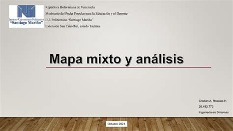 Mapa Mixto Y Analisis PPT