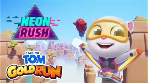 Talking Tom Gold Run Neon Rush Event Talking Angela Ep Youtube