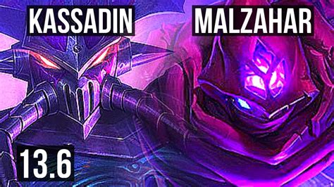 KASSADIN Vs MALZAHAR MID 2 3M Mastery 7 1 5 1100 Games KR