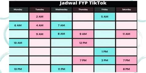 Jadwal FYP Tiktok Ayo Upload Di Prime Time Ini