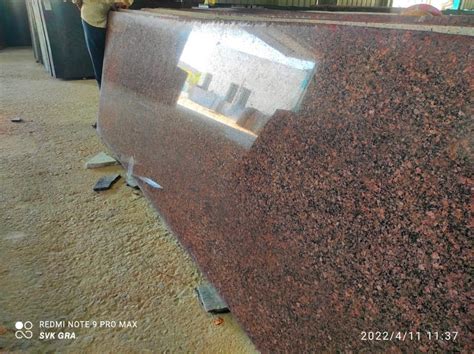 25mm Onion Red Polished Granite Slab For Flooring At Rs 70 Sq Ft In Kelwa