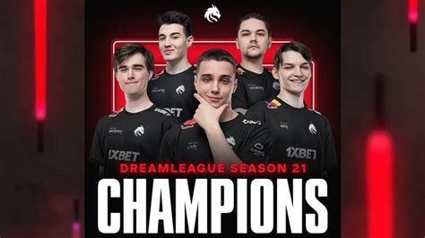 Team Spirit Are The Champions Of Dreamleague Season 21 Hawk Live