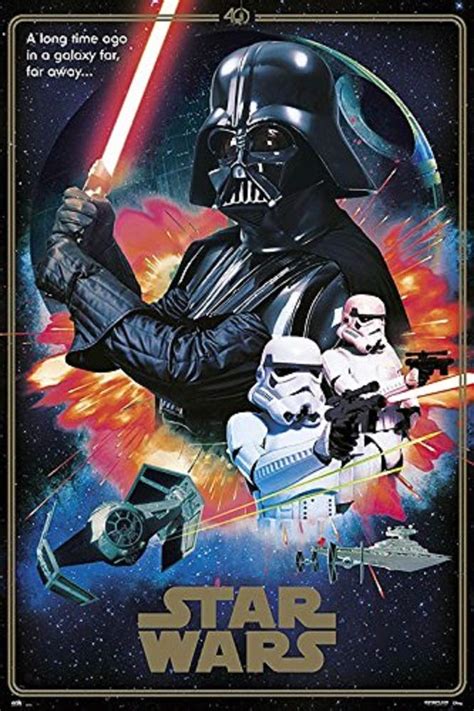 Buy Star Wars Episode Iv A New Hope Movie Print Th Anniversary