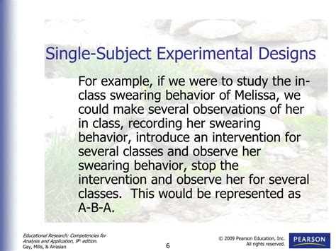 Ppt Chapter Single Subject Experimental Research Powerpoint