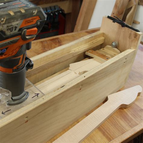 Carve A Guitar Neck With Your Router Super Fast With This Jig Home