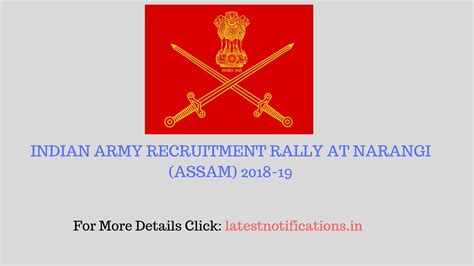 Latestnotifications On Twitter Indian Army Recruitment Rally 2018 19