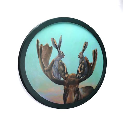 Jesse Baggett, Moose Hares, 2024 | Radius Gallery