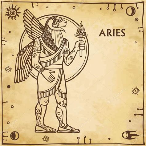 Signo Del Zodíaco Aries La Imagen De La Persona Centauro Carácter