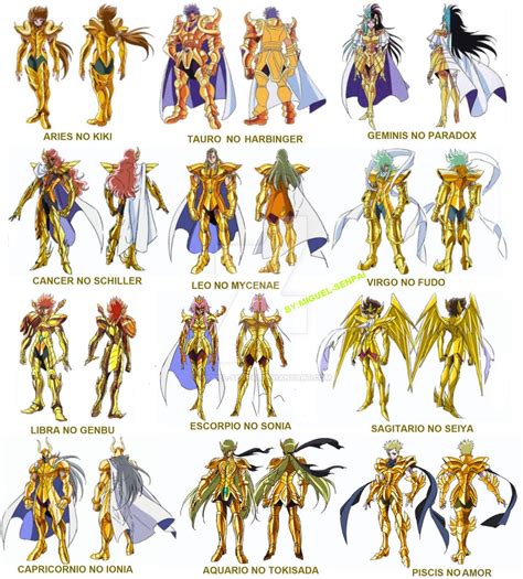 Gold Saints Saint Seiya Omega By Miguel Senpai On Deviantart