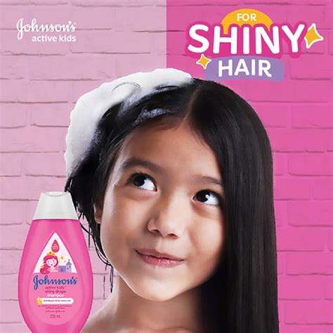 Johnsons Baby Baby Active Kids Shiny Drops Shampoo With The Power Of