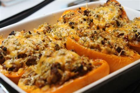 Stuffed Bell Peppers | I Heart Recipes