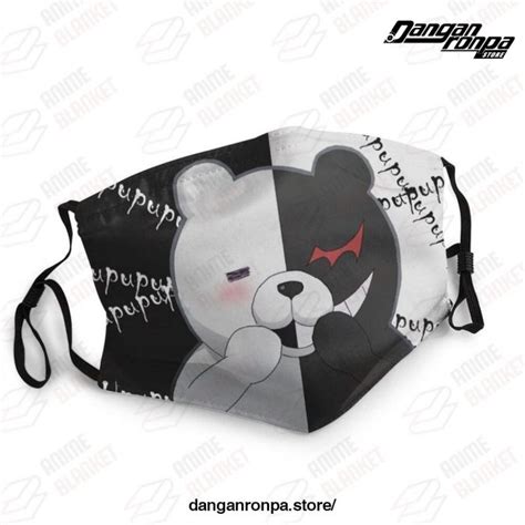 Danganronpa Monokuma Pupupu Face Mask Pm Danganronpa Store