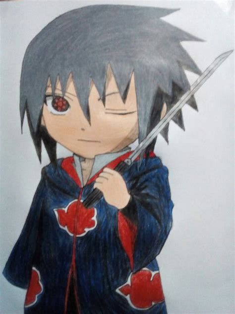 Dibujo De Sasuke Uchiha Kawaii Naruamino Amino