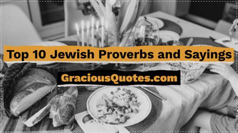 Top Jewish Proverbs And Sayings Gracious Quotes Youtube