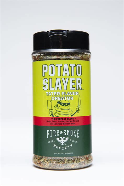 Fire And Smoke Society Potato Slayer Savory Veggie Seasoning Spice 10