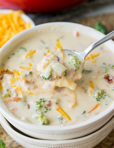 Loaded Broccoli Cheese Soup Recipe I Wash You Dry