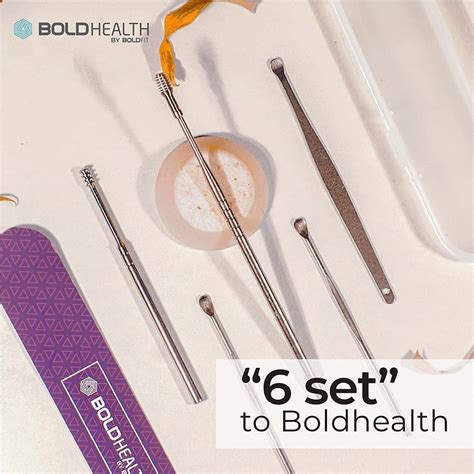 Boldfit Ear Wax Cleaner Ear Cleaner Tool Set Ear Wax Remover Tool Kit