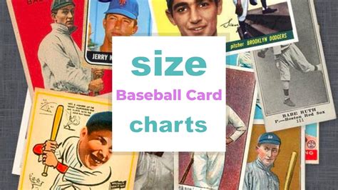 Baseball Card Size Guide - Size-Charts.com - When size matters