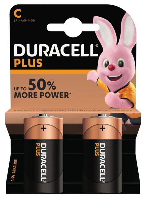 PARISTO DURACELL C 2KPL PLUS POWER LUOTETTAVAT JA KESTÄVÄT PARISTOT