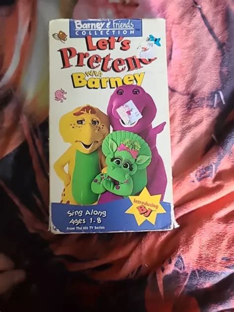 Barney Lets Pretend With Barney Vhs 1994 500 Picclick Ca