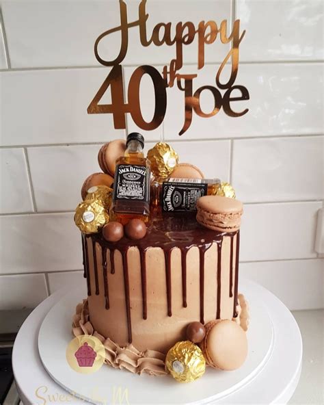 Chocolate Drip Cake Birthday Cake For Him Birthday Cakes For Men 40th Cake