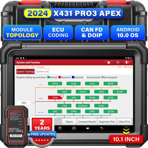 Launch X Pro Apex Obd Scanner Wireless Diagnostic Tool With