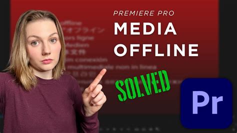 Media Offline In Premiere Pro SOLVED YouTube