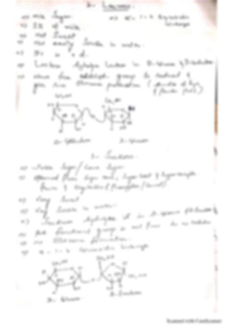 Solution Biochemistry Disaccharide Studypool