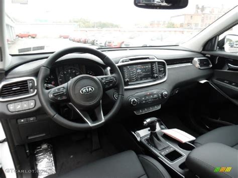 Satin Black Interior 2016 Kia Sorento SX V6 AWD Photo #107910570 | GTCarLot.com