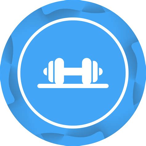 Dumbbell Vector Icon 22988805 Vector Art at Vecteezy